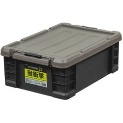 SPVコンテナ22 オリーブドラブ [収納ボックス 耐衝撃 収納ケース 幅37.9cm×奥行54.5cm×高さ20.3cm 日本製]
