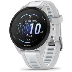 Forerunner 165 （フォアランナー 165） WhiteGray （ホワイトグレー） 43mm シリコンバンド Suica対応 ランニングGPSウォッチ 010-02863-81