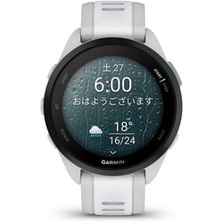 GARMIN - 美品 ガーミン Forerunner 165 ホワイト GARMIN Forerunner 165 WhiteGray ガーミン フォアランナー 165