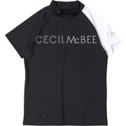 CGS2503TE [バイカラーラグランモックネックSS BK1]