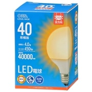 LED電球 ボール形G80 口金E26 40形相当 電球色 LDG4L 8AG6