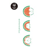 【限定】Wa-Life レトロ印刷 ポストカード もぐもぐすいか HJ039