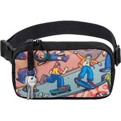 5410 Black Waist Print bag [ウエスト・スリングバッグ]