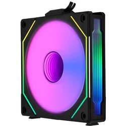 140mm連結式冷却ファン UNI FAN SL-INFINITY 逆回転モデル ブラック UF-RS-SLIN140-1B