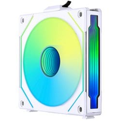 140mm連結式冷却ファン UNI FAN SL-INFINITY 逆回転モデル ホワイト UF-RS-SLIN140-1W