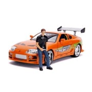 JADA31139 1/18 F&F 1995 トヨタ スープラ オレンジ ブライアン ブライアン フィギュア付/ライト点灯 [ダイキャストミニカー]