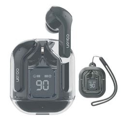 完全ワイヤレスイヤホン calon Bluetooth対応 チャコールグレー RTWS06CGRY