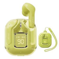 完全ワイヤレスイヤホン calon Bluetooth対応 ライムイエロー RTWS06LY