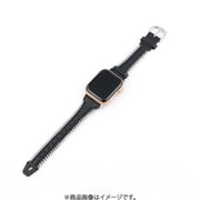 IQ-AW045B41-BR [Apple Watch チェーン本革ベルト （045） 41/40/38mm ブラック]