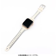 IQ-AW045B41-IV [Apple Watch チェーン本革ベルト （045） 41/40/38mm アイボリー]