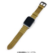IQ-AW042B45-KH [Apple Watch ヌバック調 本革ベルト （042） 45/44/42mm カーキ]