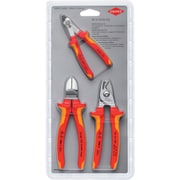 003130BKV02 [KNIPEX 絶縁工具3点セット（ニッパー2種類、ケーブルカッター）]