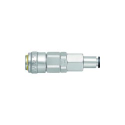 日東 チューブ継手 スーパーカプラ チューブフィッター付 適合チューブ外径6mm（51349） 02SC-6