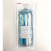 限定 カラーボトル筆記具4本セット ブルートーン P-WKT8-BG4P-OGBL