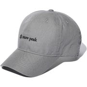 ロゴキャップ SnowPeak LogoCap SPE-AC-23AU001 GY グレー サイズ2 [キャップ]