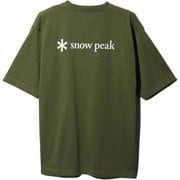 SP Back Printed Logo T shirt SPE-TS-23AU002 OL Mサイズ [アウトドア カットソー メンズ]