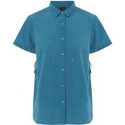 ウィメンズショートスリーブベンチレーションシャツ Women's S/S Ventilation Shirt 011058 C60 コロニアルブルー XLサイズ [アウトドア シャツ レディース]