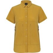 ウィメンズショートスリーブベンチレーションシャツ Women's S/S Ventilation Shirt 011058 G75 ゴールデンイエロー XLサイズ [アウトドア シャツ レディース]