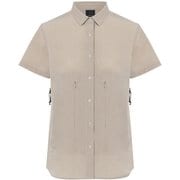 ウィメンズショートスリーブベンチレーションシャツ Women's S/S Ventilation Shirt 011058 S07 サンド Lサイズ [アウトドア シャツ レディース]