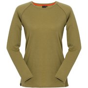 ウィメンズウールｘテンセルロングスリーブティー レディース カットソー オリーブドラブ（O18） Lサイズ 011062