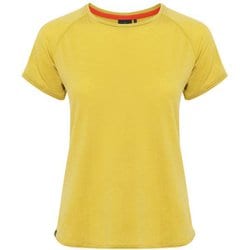 ウィメンズウールｘテンセルショートスリーブティー レディース カットソー ゴールデンオリーブ Lサイズ 011063