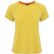 ウィメンズウールxテンセルショートスリーブティー レディース カットソー ゴールデンオリーブ Lサイズ 011063