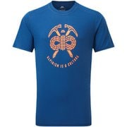 ヘッドポイント アルピニズム ティー HEADPOINT ALPINISM TEE 413727 A77 アドミラルブルー XLサイズ [アウトドア カットソー メンズ]