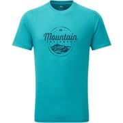 ヘッドポイント スクリプト ティー HEADPOINT SCRIPT TEE 413713 T61 トパーズ Mサイズ [アウトドア カットソー メンズ]