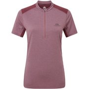 ウィメンズ ナヴァ ショートスリーブ ジップティー WOMEN'S NAVA SS ZIP TEE 412929 P75 プラムワイン/レーズン Sサイズ [アウトドア カットソー レディース]
