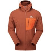 エコー・フーデッド・ジャケット ECHO HOODED JACKET 417178 B127 バーントヘナ Sサイズ [ソフトシェルジャケット メンズ]