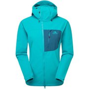 ウィメンズ・スコール・フーデッド・ジャケット WOMEN’S SQUALL HOODED JACKET 416168 T59 トパーズ/マヨリカ Lサイズ [ソフトシェルジャケット レディース]