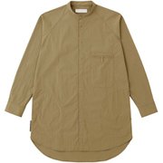 タスランナイロンのロングシャツ 021064 O22 オリーブネズミ サイズ三 [アウトドア シャツ ユニセックス]