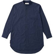 タスランナイロンのロングシャツ 021064 K65 カチイロ サイズ四 [アウトドア シャツ ユニセックス]