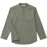 ソフトシェルのプルオーバーシャツ ユニセックス シャツ ネギシイロ サイズ二(Sサイズ) 021065