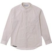 ソフトシェルのバンドカラーシャツ 021067 H26 ハイジロ サイズ一(XS) [アウトドア シャツ ユニセックス]