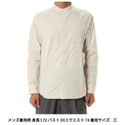 ダンガリーのバンドカラーシャツ ユニセックス シャツ キナリ サイズ四 021069