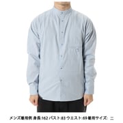 ダンガリーのバンドカラーシャツ ユニセックス シャツ ワスレナグサ サイズ四 021069