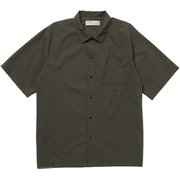 軽くて涼しい半袖シャツ 021071 K72 クロミドリ サイズ一(XS) [アウトドア シャツ ユニセックス]