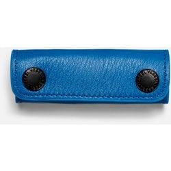 VESSEL GENUINE LEATHER HANDLE WRAP BLUE