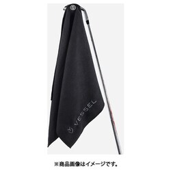VESSEL MAGNETIC GOLF TOWEL2023 TW0221 BK