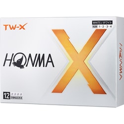 TW-Xボール 3ピース ホワイト [ゴルフボール 1ダース 12球入り]