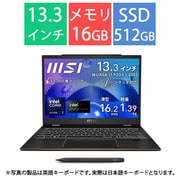 ビジネスノートPC/msi Summit E13 AI Evo A1M/13.3型/Core Ultra 7 プロセッサー 155H/インテル Arc グラフィックス/メモリ 16GB/SSD 512GB/Windows 11 Pro SUMMIT-E13A1MTG-4099JP