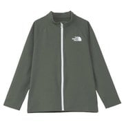 ロングスリーブサンシェードフルジップジャケット L/S Sunshade Full Zip Jacket NTJ12340 タイムグリーン2 TT 120サイズ [アウトドア ジャケット キッズ]