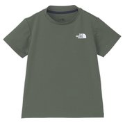 ショートスリーブサンシェードティー S/S Sunshade Tee NTJ12342 タイムグリーン2 TT 130サイズ [アウトドア トップス 半袖 キッズ]