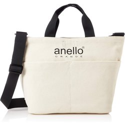 GTH2426Z [anelloGRANDE キャンバス2WAYトート アイボリー]
