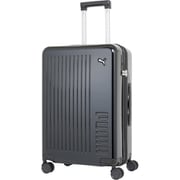 スーツケース 旅行日数目安：5～6泊 58L/拡張時64L TSAロック搭載 ハードキャリー ファスナータイプ 預け入れ無料サイズ J2318M ブラック
