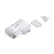RJ45 コネクタ Cat6A Cat6 LANケーブル 用 10個入り ガイドパーツ付き 単線ヨリ線対応 LD-6RJ45T10/L