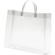 シモジマ 透明バッグ ハッピータック付 L 10枚入り 006464050
