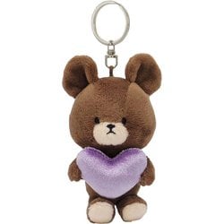 198181-24 くまのがっこう 推し色マスコット パープル [ぬいぐるみ]