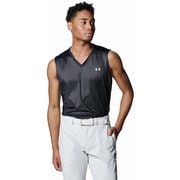アイソチル フィッティド スリーブレス Vネック シャツ 1384827 001 Black/Mod Gray MDサイズ [ゴルフ シャツ メンズ]
